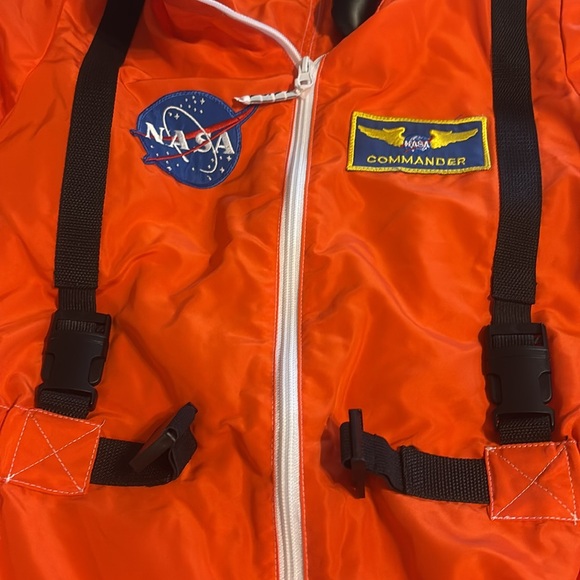 NASA Orange Astronaut Costume with Helmet - Picture 3 of 11